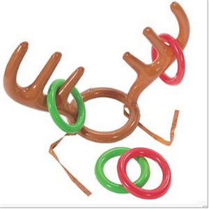 Deer head inflatable hat Inflatable antler ring children's toy - RB Trends